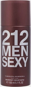 Парфумований дезодорант для чоловіків Carolina Herrera 212 Sexy for Men 150 мл (8411061604564)
