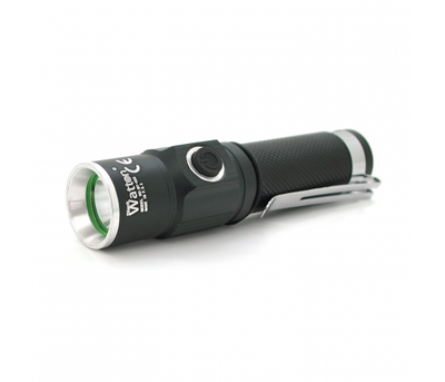 Ліхтар ручний Watton WT-089, 1LED CREE Q5, 3W, 3 режими, АА - 1400mah, Black, IP40, СЗУ, 100х26х26мм, BOX