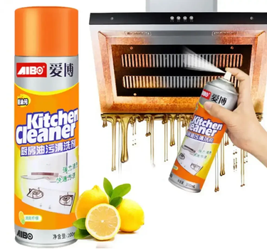 Очиститель для кухни Kitchen Cleaner 200 мл универсальный, спрей жироочиститель моющее пена антижир (AIBO200ML)