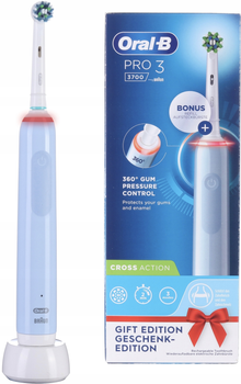 Elektryczna szczoteczka do zębów Oral-B Braun Pro 3 3700 Blue (4210201289593)