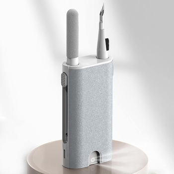 Багатофункціональний набір VHG Q6 Grey 5в1 для електроніки та аксесуарів. Multifunctional Cleaning Brush