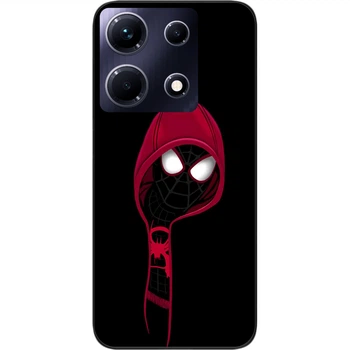 Силиконовый чехол SMTT для Infinix Note 30 4G (X6833B) с картинкой Крутой паук
