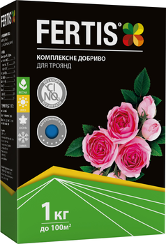 Удобрение для роз Fertis без хлора и нитратов 1 кг (10506873)