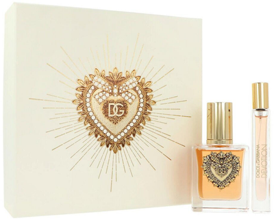 Zestaw prezentowy damski Dolce and Gabbana Devotion Woda perfumowana 50 ml + Woda perfumowana 10 ml (8057971185429)