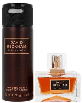 Zestaw prezentowy męski David Beckham Intimately Men Woda toaletowa 75 ml + Dezodorant w sprayu 150 ml (3616303474133)