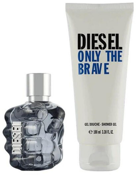 Zestaw prezentowy męski Diesel Only The Brave Woda toaletowa 50 ml + Żel pod prysznic 100 ml (3614273587822)