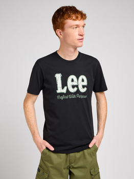 Koszulka męska Lee 112349540 S Czarna (5401019808208)