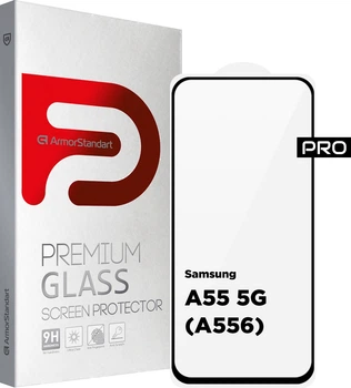 Защитное стекло ArmorStandart Pro для смартфона Samsung Galaxy A55 5G (A556) Black (ARM74348)