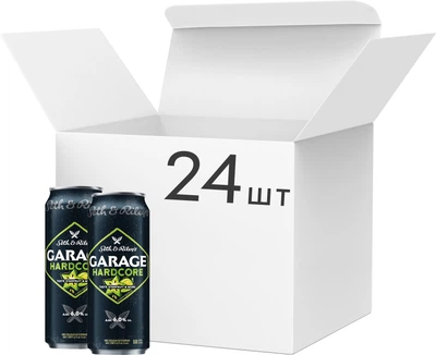 Упаковка пива Garage Hardcore taste Starfruit & More 6% 0.5 л х 24