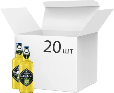 Упаковка пива Garage Hardcore taste Starfruit & More 6% 0.44 л х 20 шт (4820250943614)