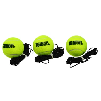 Теннисный мяч на резинке TELOON Fight Ball T818C-3 3 шт. Салатовый