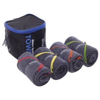 Комплект полотенец спортивных Water Sports TOWEL 4Monster BT-TWT 4 шт. Черный