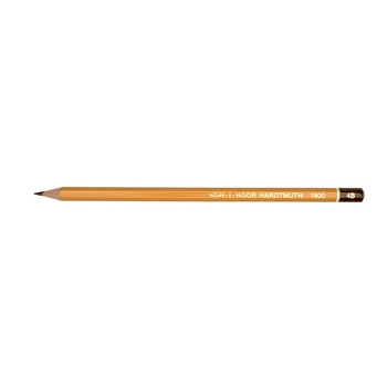 Карандаш графитный Koh-i-Noor 4В без ластика корпус Желтый (1500.4B)