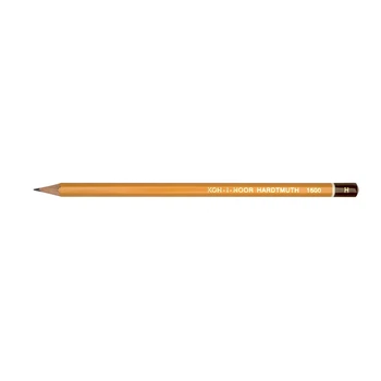 Карандаш графитный Koh-i-Noor Н без ластика корпус Желтый (1500.H)