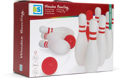 Набір іграшок Bs Toys Wooden Bowling Set (8717775441489)