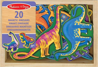 Набір магнітів Melissa & Doug Динозаври в коробці 20 елементів (0000772104760)