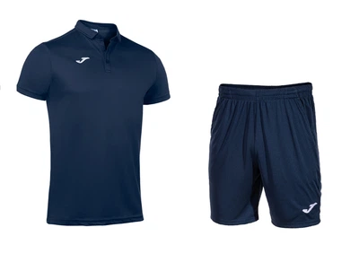 Комплект Joma Hobby (поло+шорты) 100437.331+100438.331 - M - Темно-синій