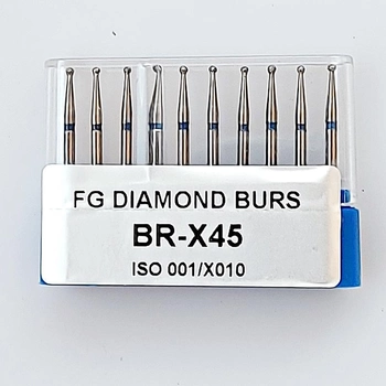 Бор алмазний FG стоматологічний турбінний наконечник упаковка 10 шт UMG КУЛЬКА 316.001.524.010 (BR-X45)