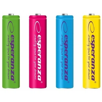 Аккумулятор Esperanza AA 2000mAh Ni-MH * 4 mix of colors (m426705)