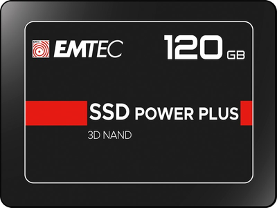 SSD диск Emtec X150 Power Plus 120GB 2.5" SATAIII 3D V-NAND (ECSSD120GX150)