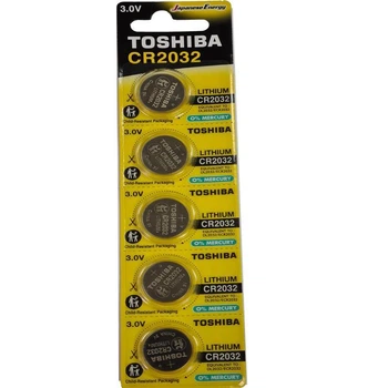 Батарейка Toshiba CR2032 Lithium 3V (блистер 5 шт) (50519)