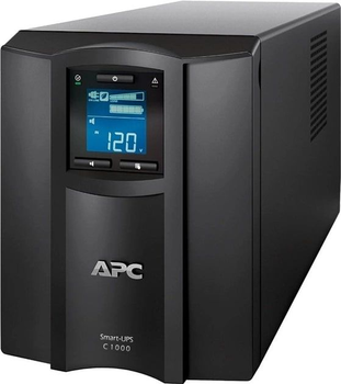 APC ИБП Smart-UPS C 1000VA/600W, LCD, USB, SmartConnect, 8xC13