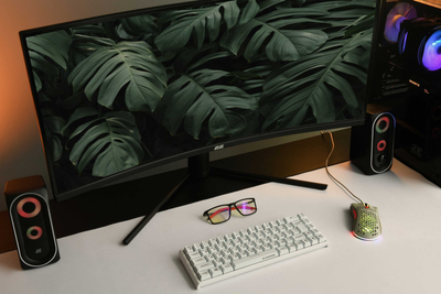 2E Gaming Монітор 34" G3422B 2xHDMI, DP, MM, VA, 3440x1440, 165Hz, 1ms, NTSC 85%, CURVED, FreeSync, HAS