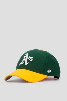 Кепка (mvp) 47 Brand OAKLAND ATHLETICS BCWS-SUMTT18WBP-DG88 Зелено-жовтий