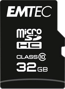 Карта пам'яті Emtec microSD Class10 Classic 32GB + SD адаптер (ECMSDM32GHC10CG)