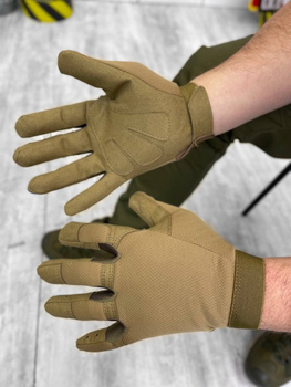 Тактичні рукавички розмір tan cayot XL