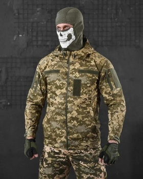 Тактическая мужская куртка рип-стоп весна/лето M пиксель (86775)