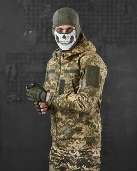 Тактическая мужская куртка рип-стоп весна/лето M пиксель (86775)