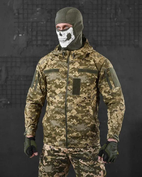 Тактична чоловіча куртка ріп-стоп весна/літо XL піксель (86775)