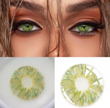 Цветные линзы для глаз зеленые Monet Green Fresh Lady
