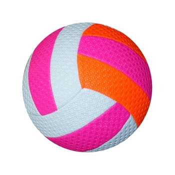 Мяч волейбольный для досуга RollerUA №5 White/Pink 15131031