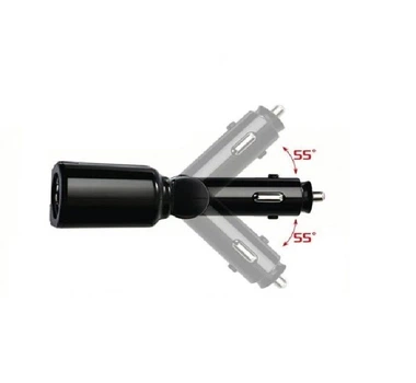 Вольтметр цифровий в прикурювач 12-24 V 0.22 2 USB