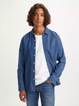 Koszula jeansowa męska Levi's Ls Battery Hm Shirt Slim 86625-0023 L Granatowa (5401105318512)