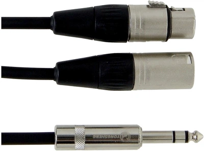 Инсертный кабель GEWA Pro Line Stereo Jack 6.3 мм / XLR (m) & XLR (f) 3 м (G-190735)