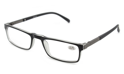 Чоловічі готові окуляри для зору Verse Діоптрія Для роботи за комп'ютером +2.50 Дальнозоркість 52-21-138 Лінза Полимер PD62-64 (476-76|G|p2.50|35|64_8832)