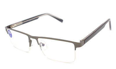 Чоловічі готові окуляри для зору Verse Діоптрія Для роботи за комп'ютером -5.00 Короткозорість 54-17-143 Лінза Полимер PD62-64 (066-98|G|m5.00|5|9_2475)