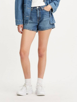 Szorty jeansowe damskie Levi's 80S Mom Short A4695-0003 25 Granatowe (5401105466213)