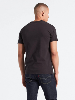 Koszulka męska bawełniana Levi's Ss Original Hm Tee 56605-0009 XL Czarna (5400599635280)