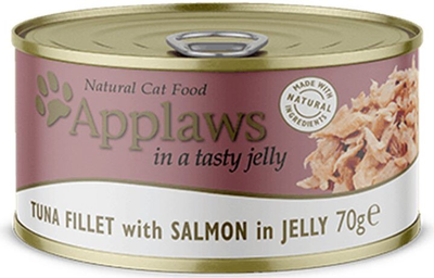 Вологий корм для котів Applaws Wet Cat Food Tuna-salmon in jelly 70 г (5060481899123)