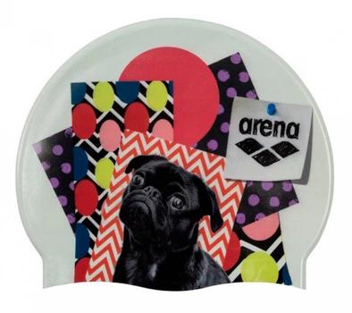 Шапочка для плавания Arena HD Cap Puppy (005572-210) White