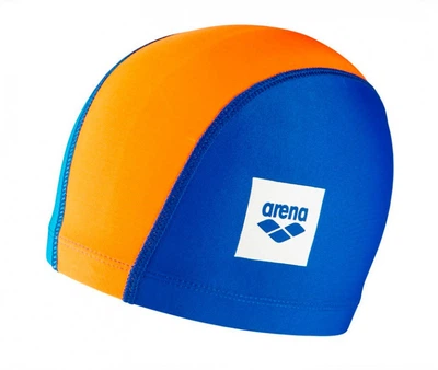 Шапочка для плавания Arena Unix II Jr (002384-101) Blue/Orange/Light Blue детская