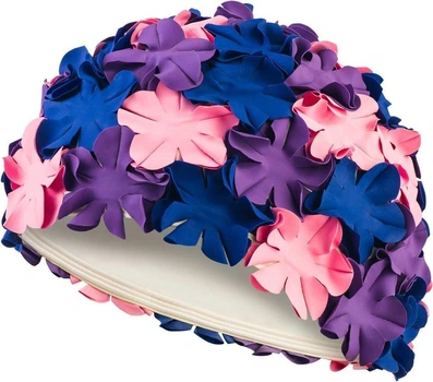 Шапочка для плавания Aqua Speed Bloom 5705 (105-03) Purple/Pink/Dark Blue
