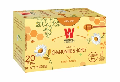 Чай ромашка с мёдом, 20 шт. песах Wissotzky Tea Chamomile&honey