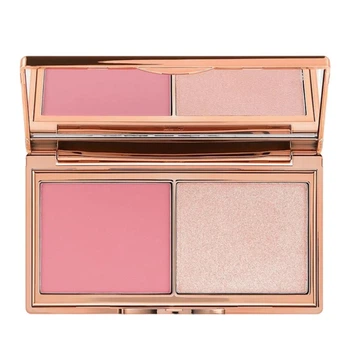 Палетка для макияжа Charlotte Tilbury Mini Hollywood Blush & Glow Palette Lіght To Medium