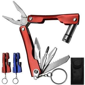 Мультитул з ліхтариком Stenson R-16626 9в1