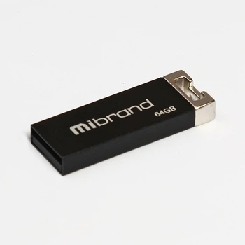 Флешка (накопитель юсб) Mibrand Chameleon 64Gb черная